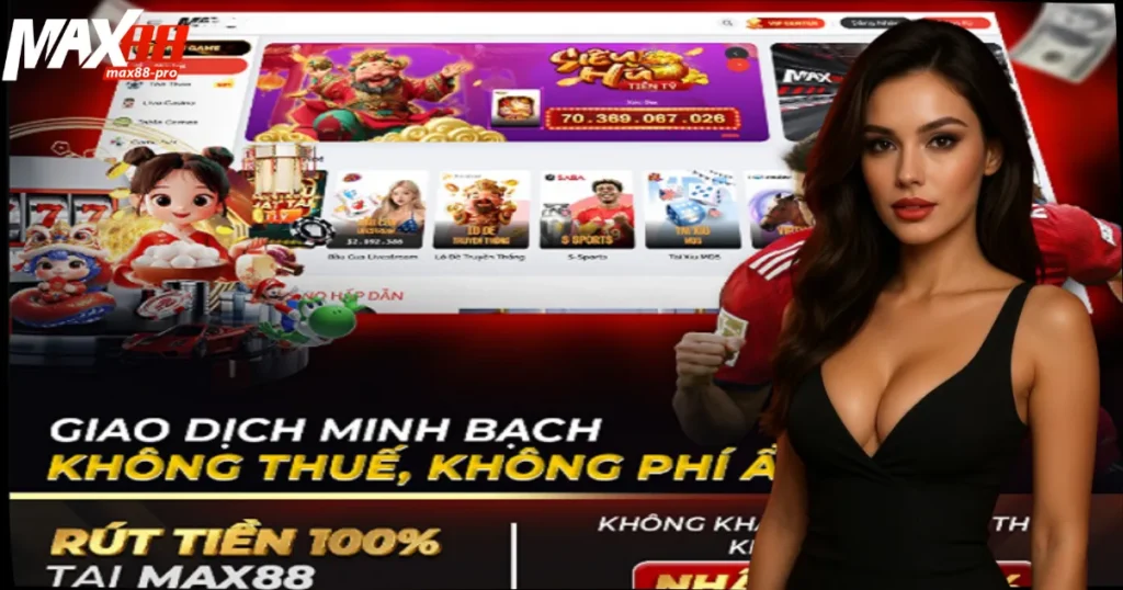 Rút Tiền Max88 Nhanh Chóng – An Toàn – Minh Bạch 1 Rút tiền Max88 – Giao dịch được đánh giá cao về tốc độ, chuẩn xác