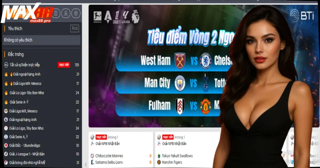 Kèo thể thao đa dạng, hỗ trợ hơn 20 môn thi đấu