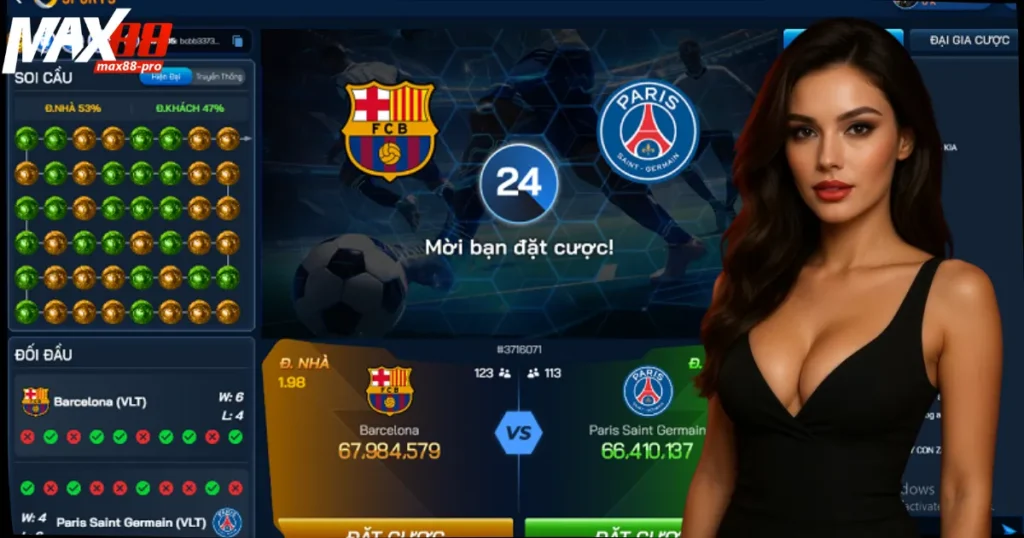 Thể thao Max88 đa sảnh cược chuẩn quốc tế